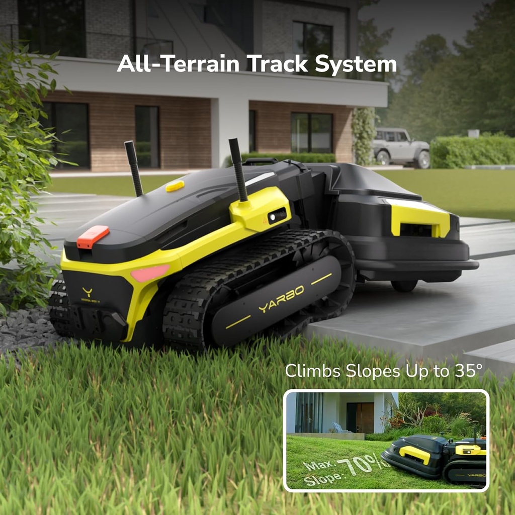 YARBO Robot Lawn Mower Module Works with Core, Rain Detection System (YARBO Core Sold Separately)