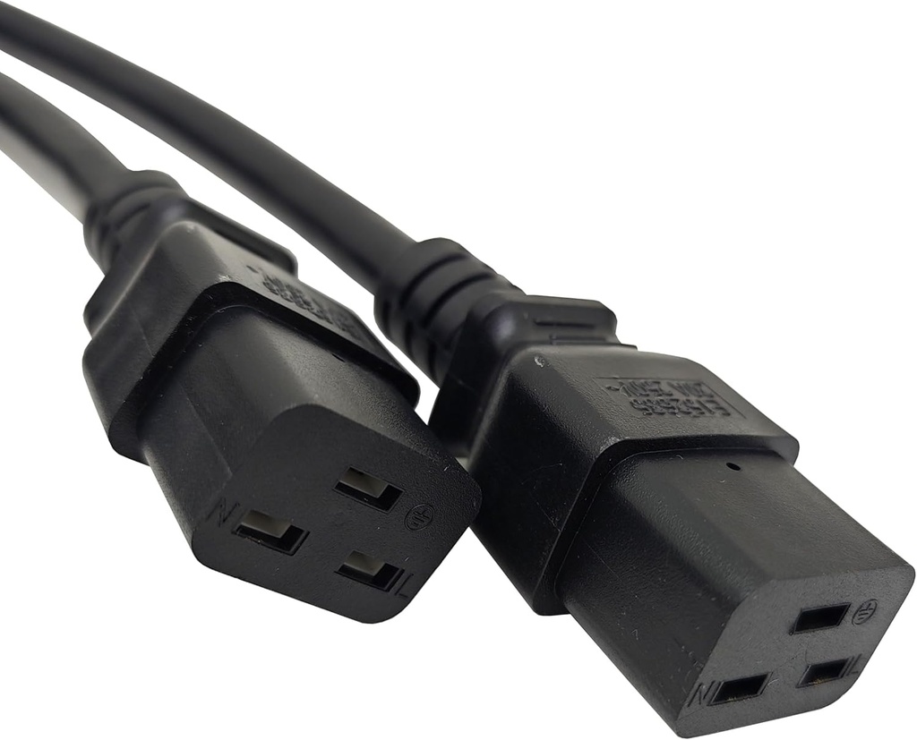 Parkworld NEMA 14-50P to (2) C19 Splitter Adapter Power Cord Output 20 Amp 250-Volt (12FT)