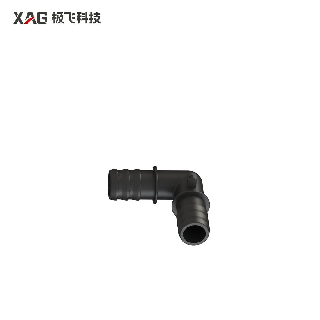 L-shaped tube adapter (motor side)