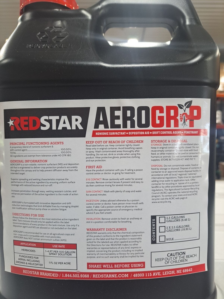 AeroGrip Adjuvant designed specifically for drone and aerial application