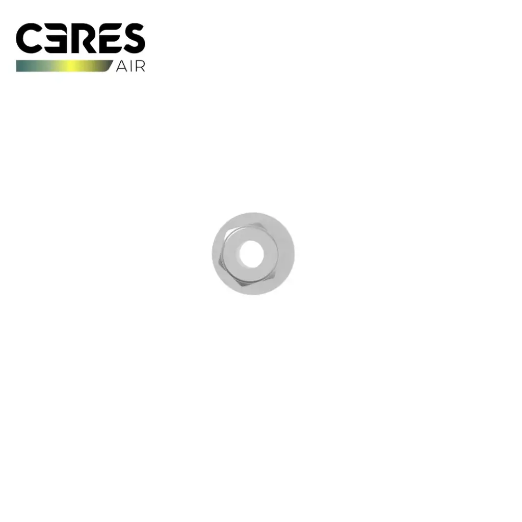 [126-000998] Ceres M5 Flange Nylon Flat Disk Lock Nut