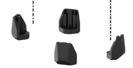 [02-001-02795] B13860S,B13960SBattery Corner Rubber Pad (Bottom)